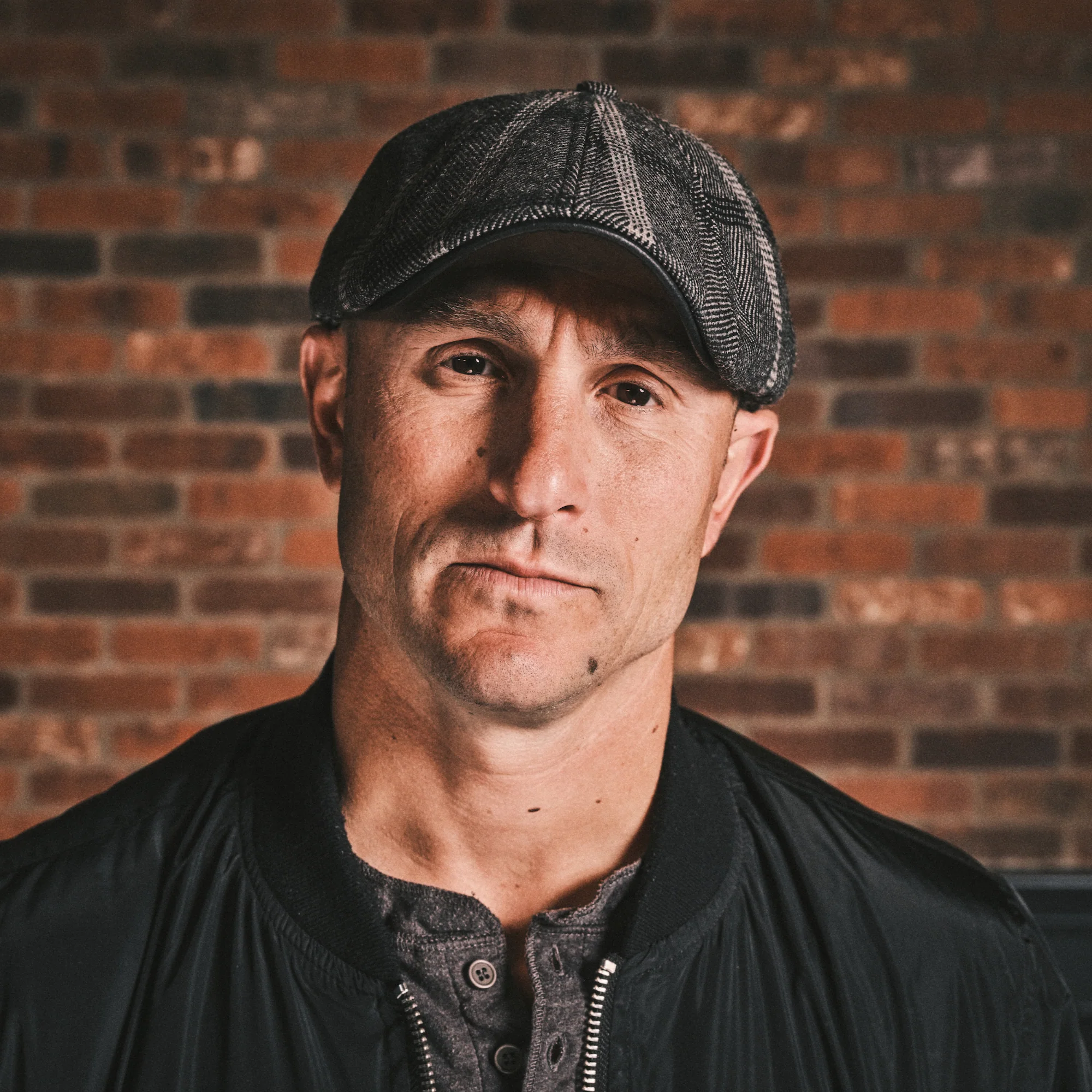 The Black Rose Peaky Boston Scally Cap - Black & Grey Plaid - Image 7