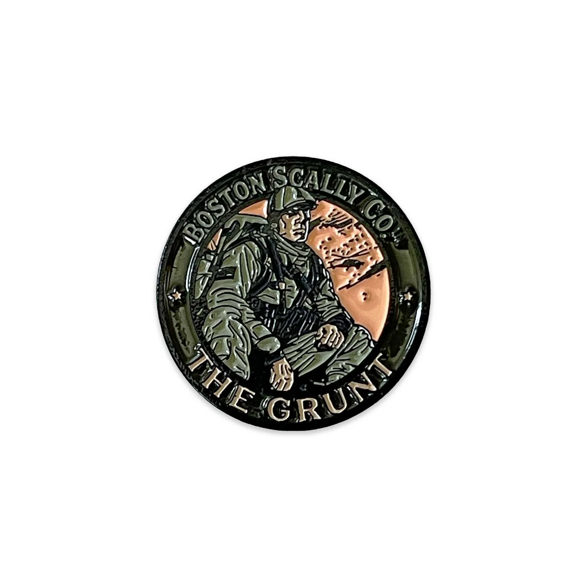 Boston Scally The Grunt Cap Pin