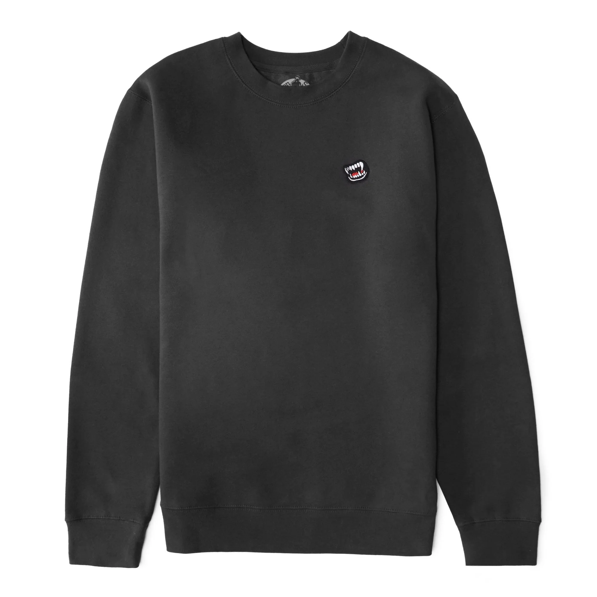 Boston Scally The Vampire Head Crewneck - Dusk Black