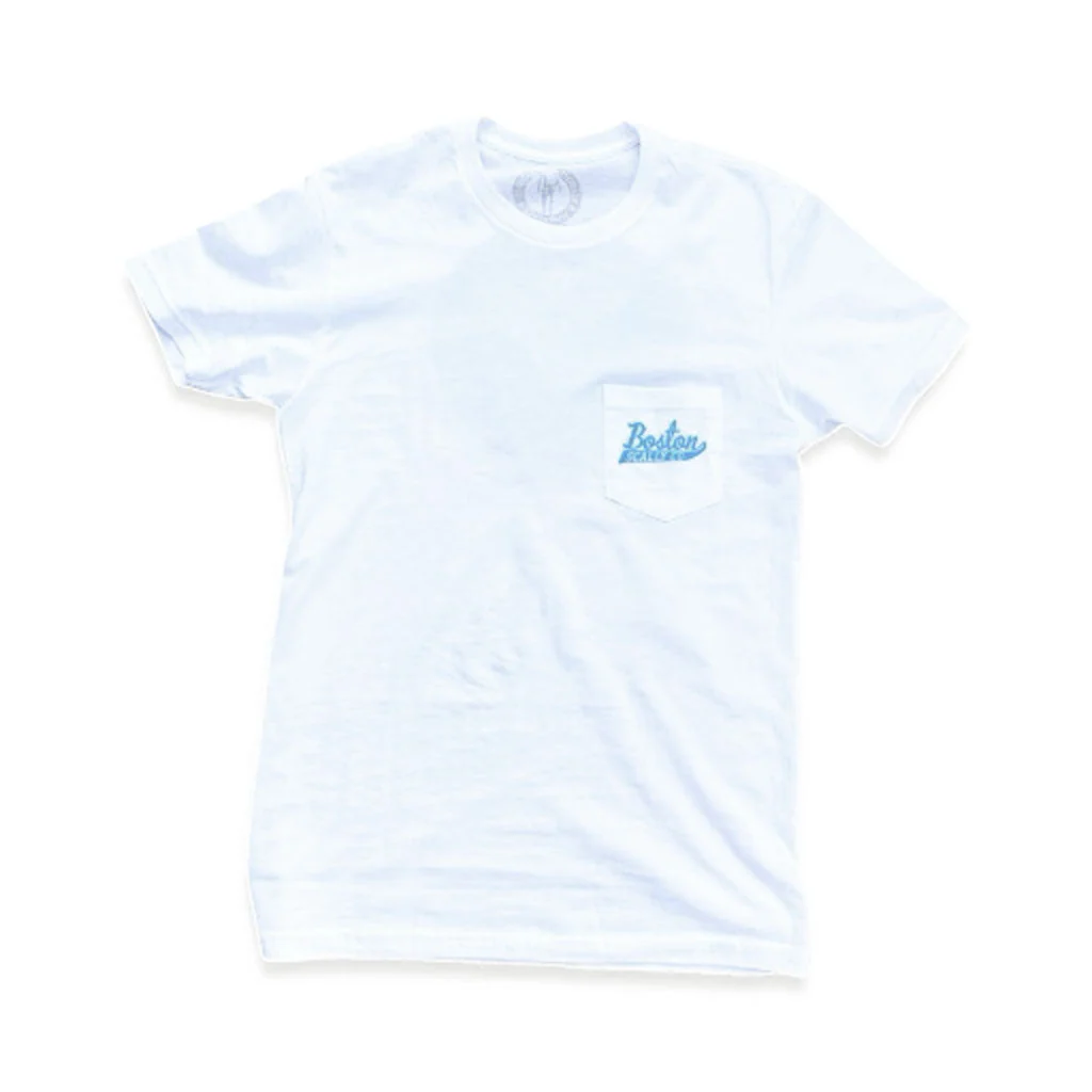Boston Scally The Cape Codder Pocket Tee T-Shirt - White