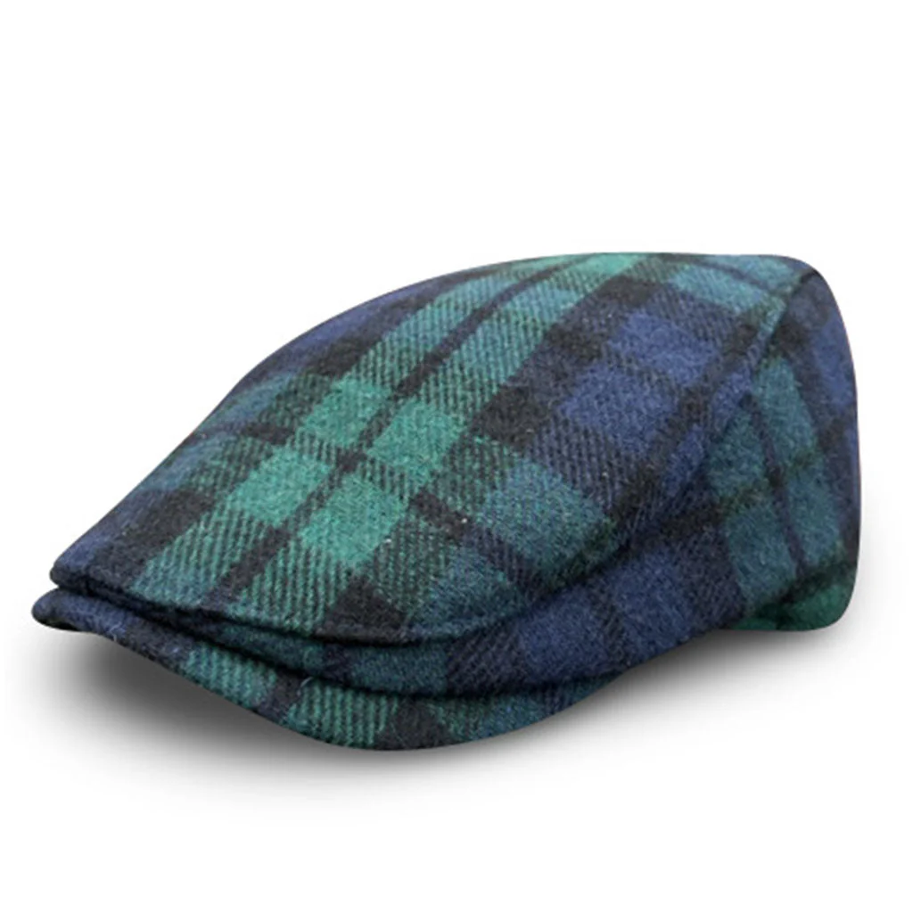 The Contender Black Watch Boston Scally Cap - Clover & Navy - Image 3
