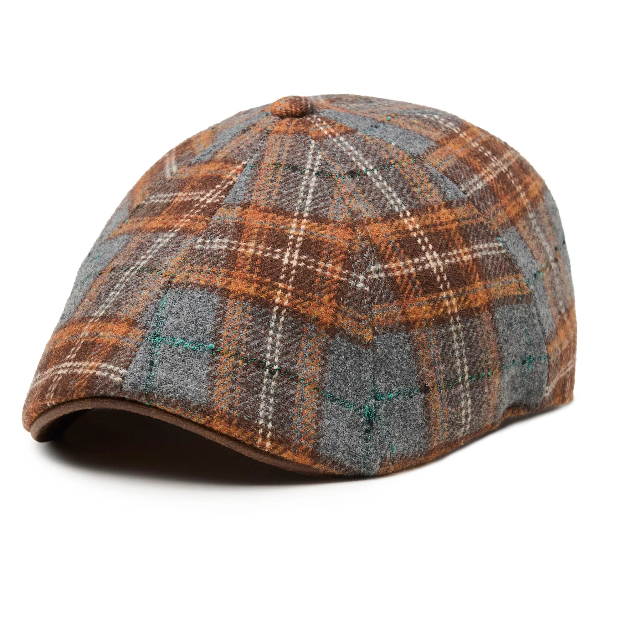 The Autumn Rose Boston Scally Cap - Autumn Plaid - Image 3