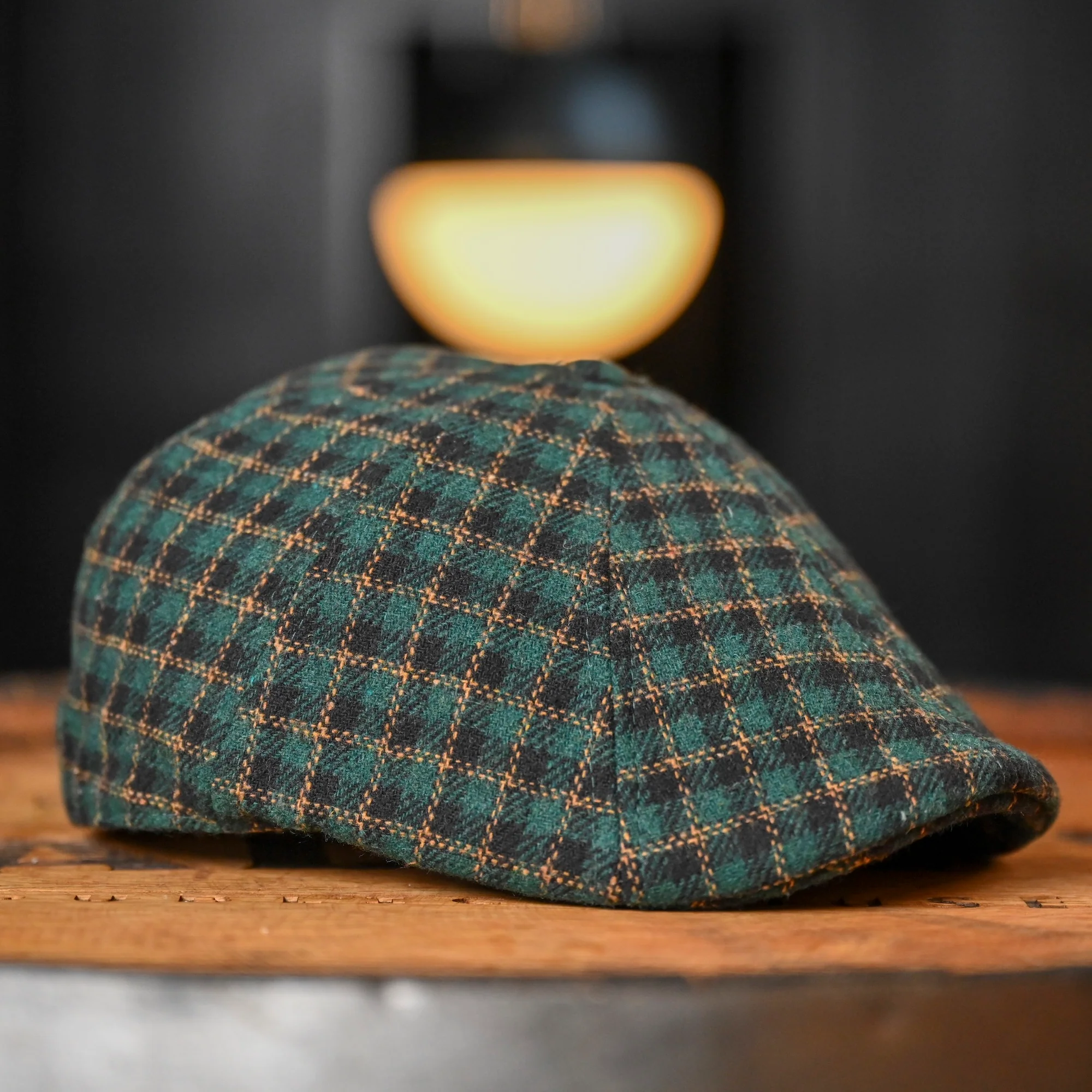 The Cloverland Boston Scally Cap - Clover Green Plaid - Image 10