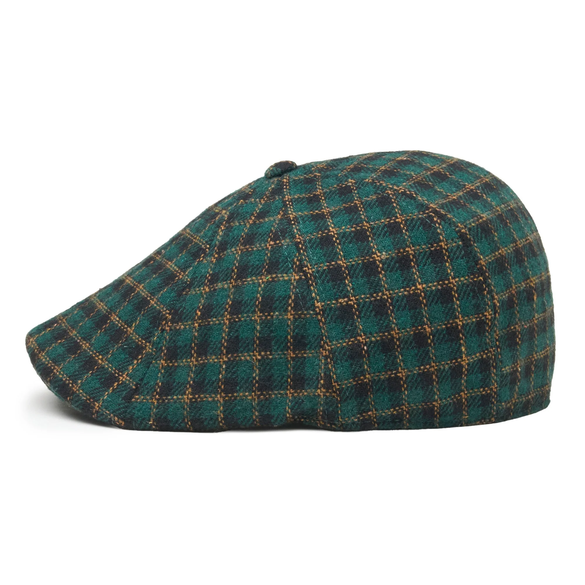 The Cloverland Boston Scally Cap - Clover Green Plaid - Image 8