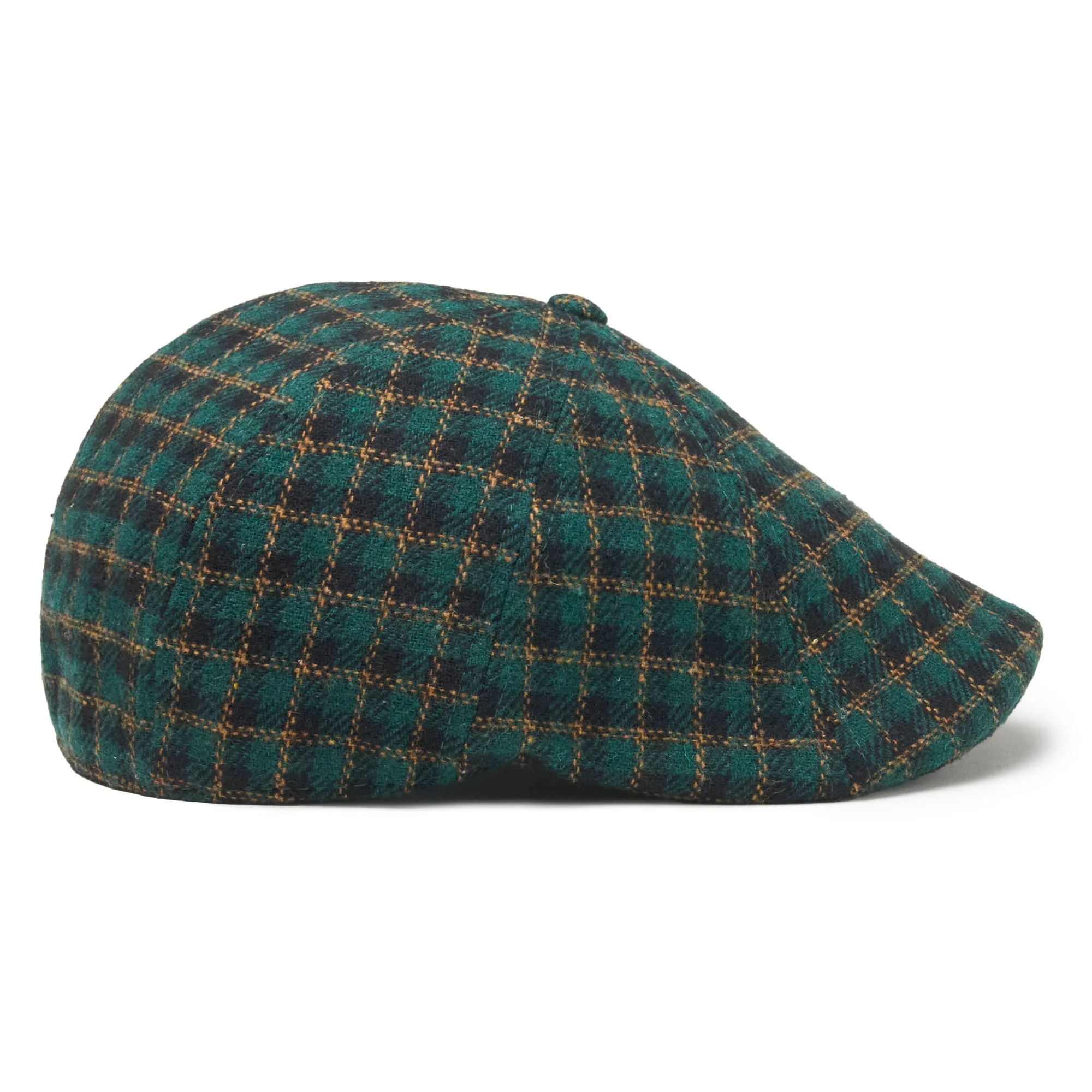 The Cloverland Boston Scally Cap - Clover Green Plaid - Image 9