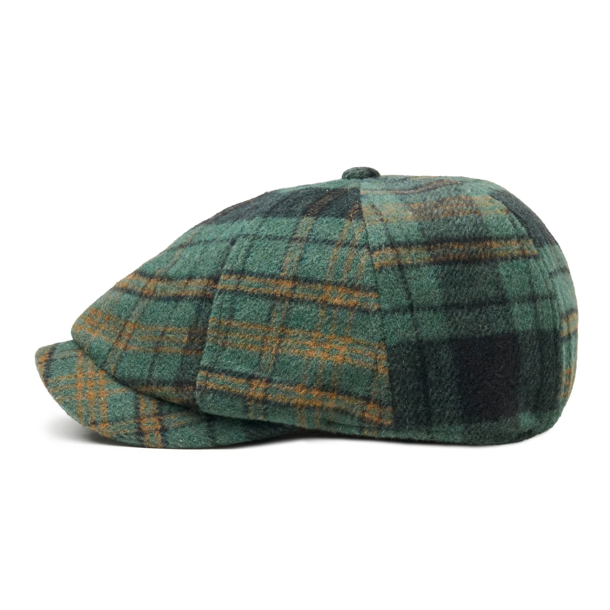 The Kilkenny Baker Boy Boston Scally Cap - Medieval Plaid - Image 8