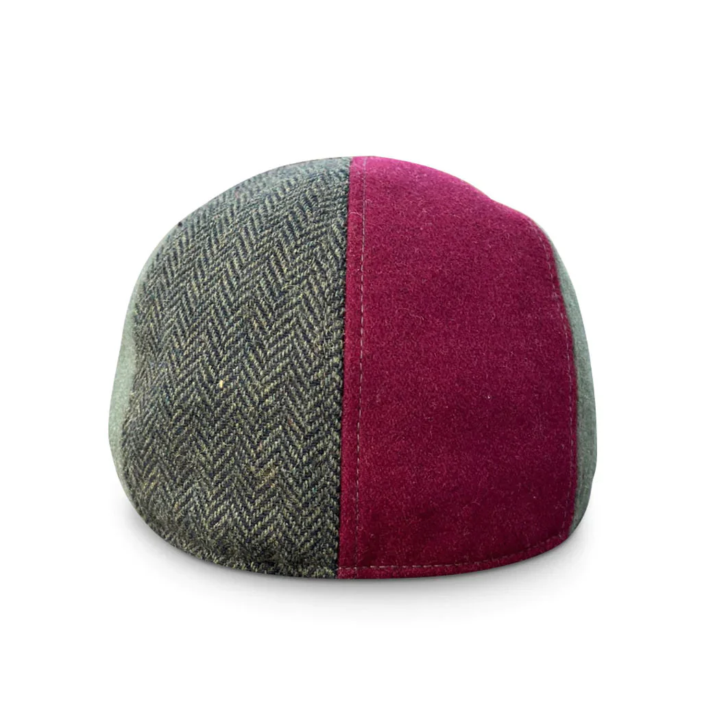 The Kringle Boston Scally Cap - Crimson & Green Plaid - Image 6