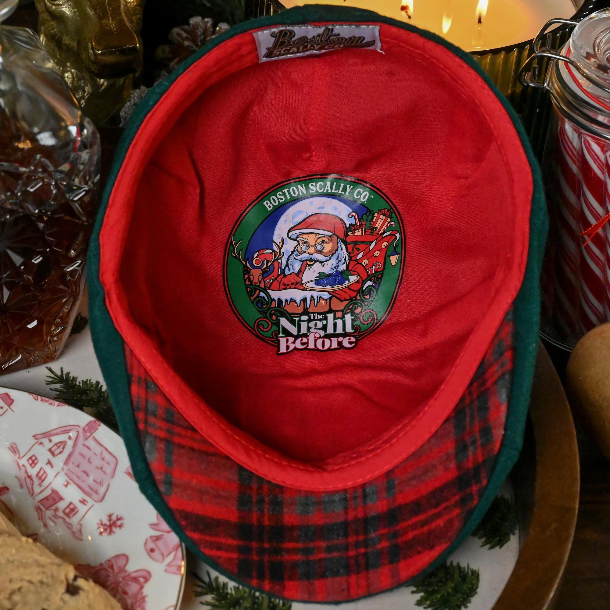 The Night Before Boston Scally Cap - Spruce Green - Image 11