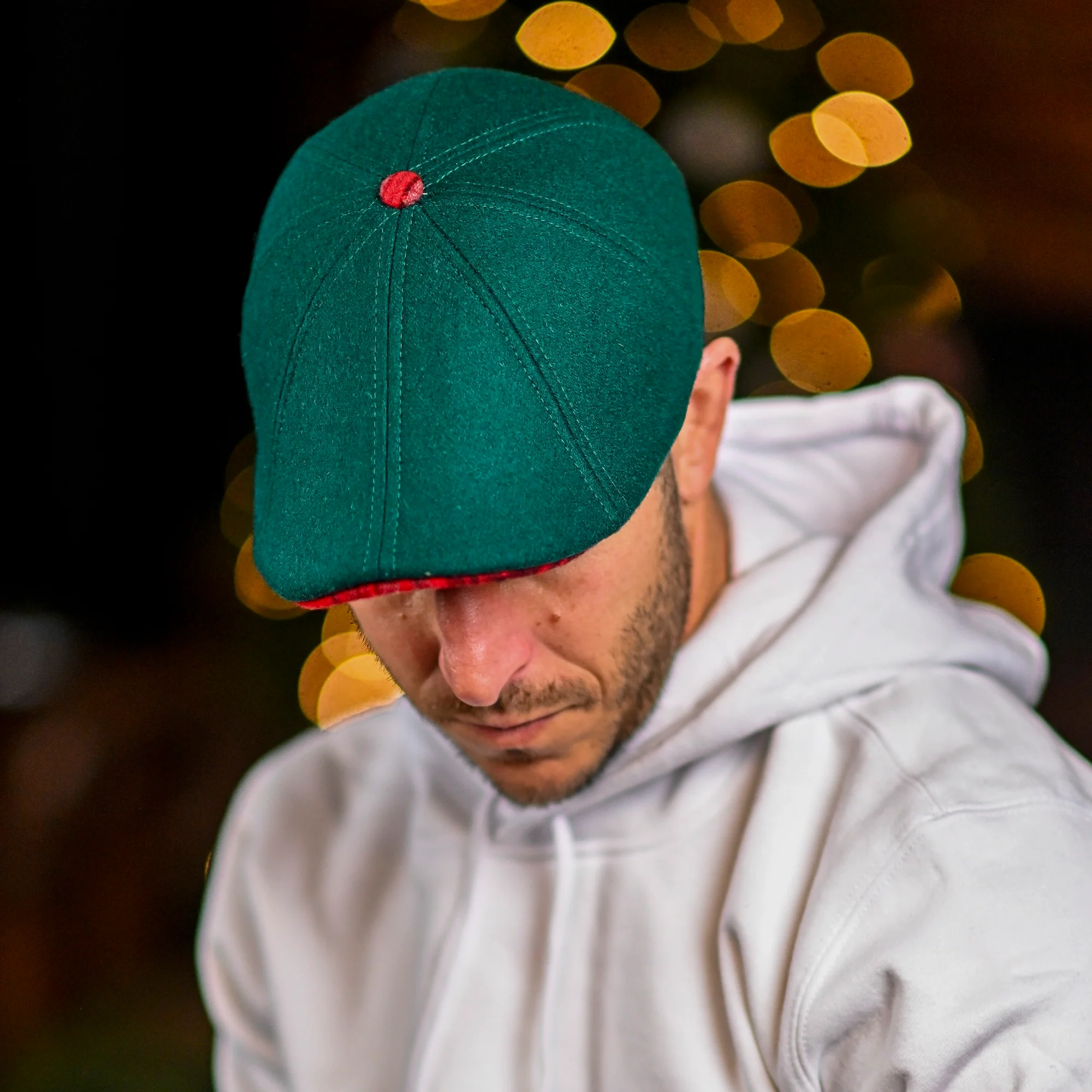 The Night Before Boston Scally Cap - Spruce Green - Image 2