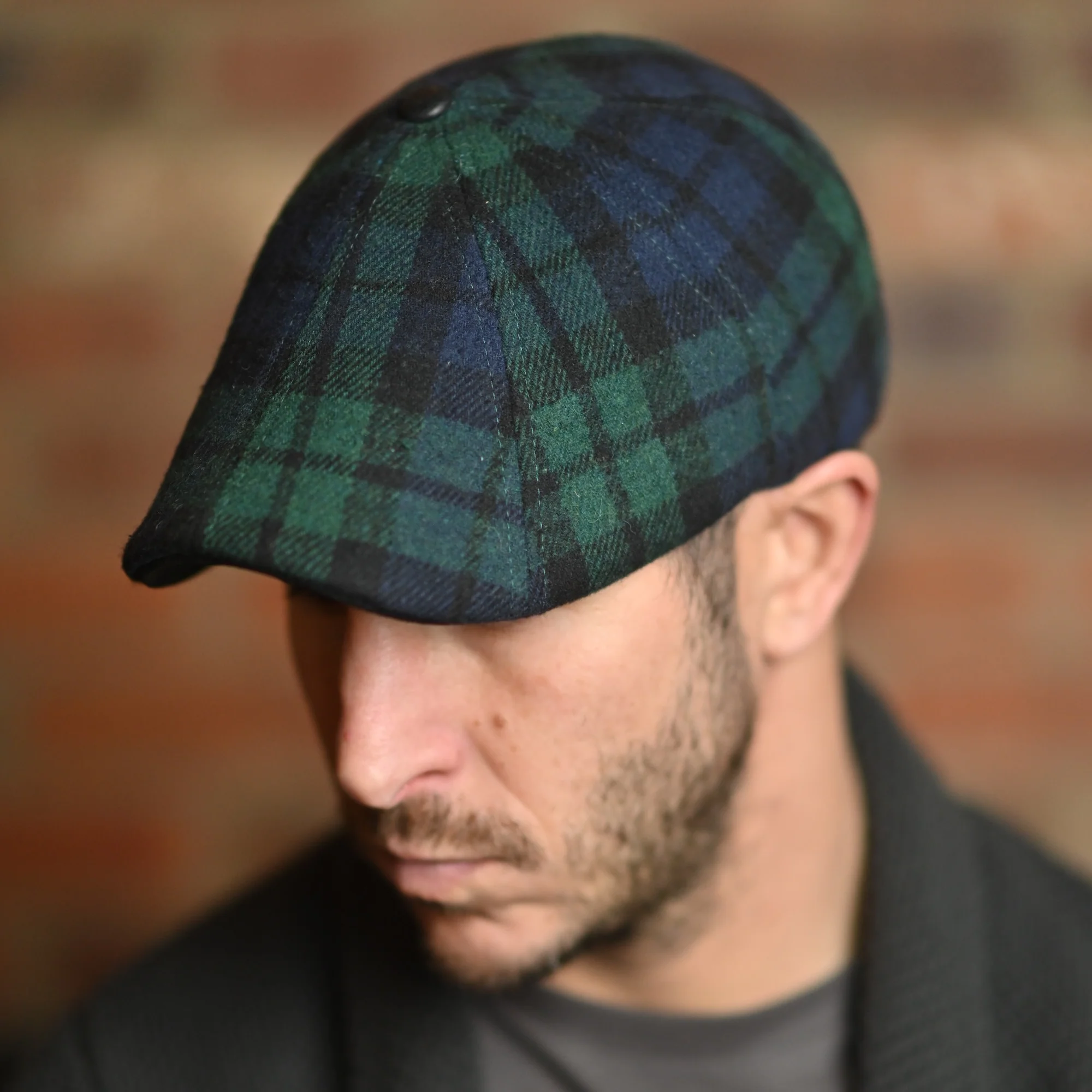 The Scot Boston Scally Cap - Black Watch Tartan - Image 2