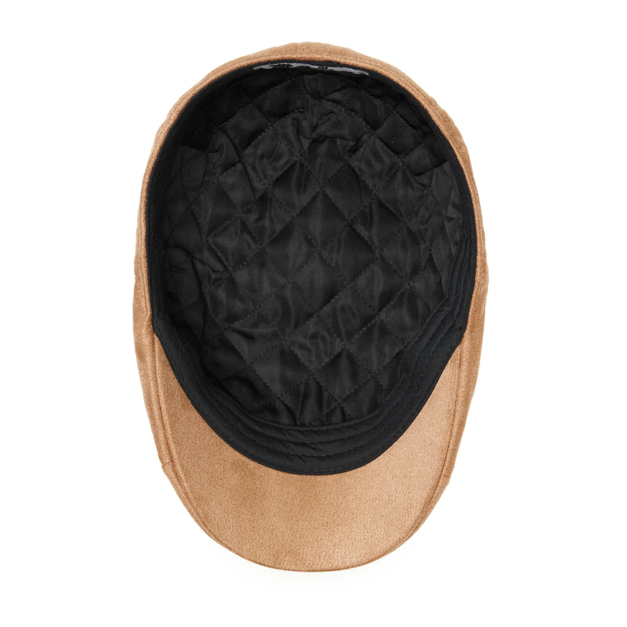 The Suede Peaky Boston Scally Cap - Tan - Image 3
