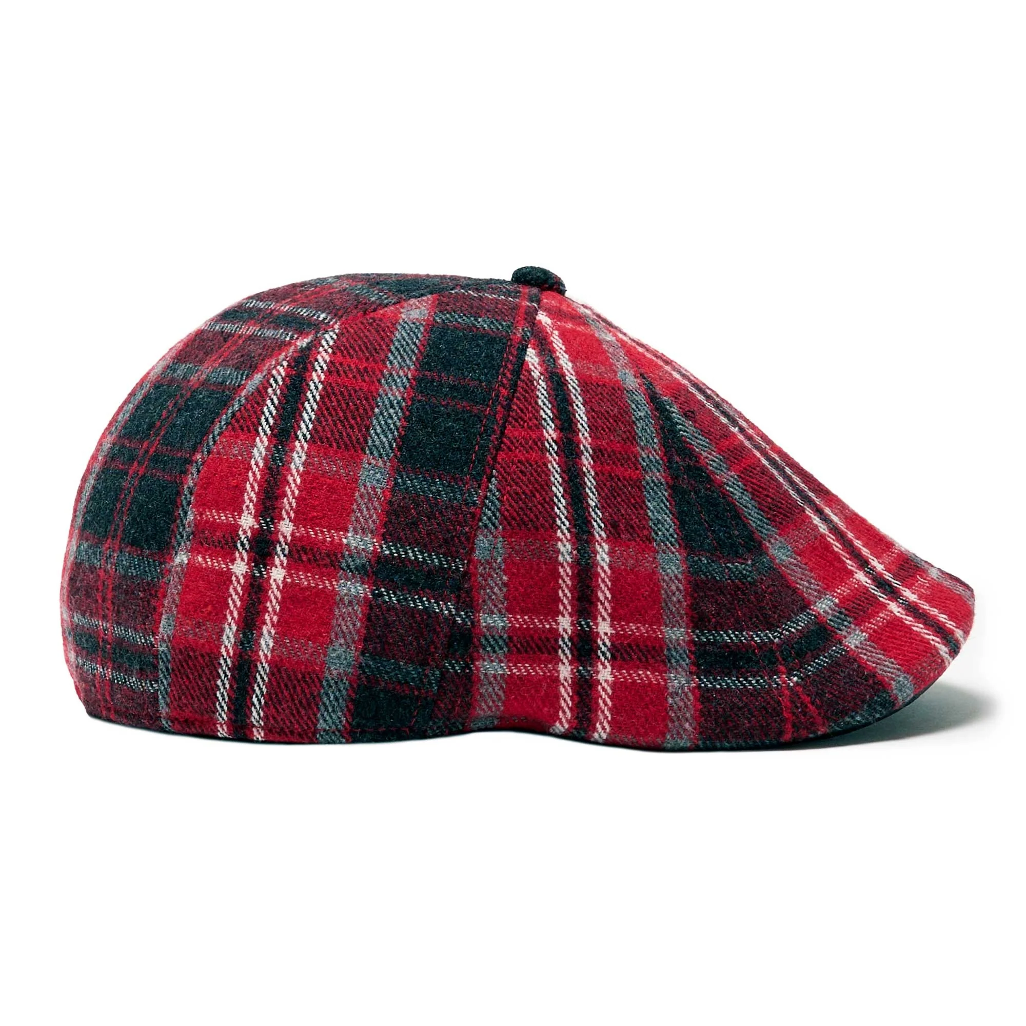 The Valentine Rose Boston Scally Cap - Red Plaid - Image 8