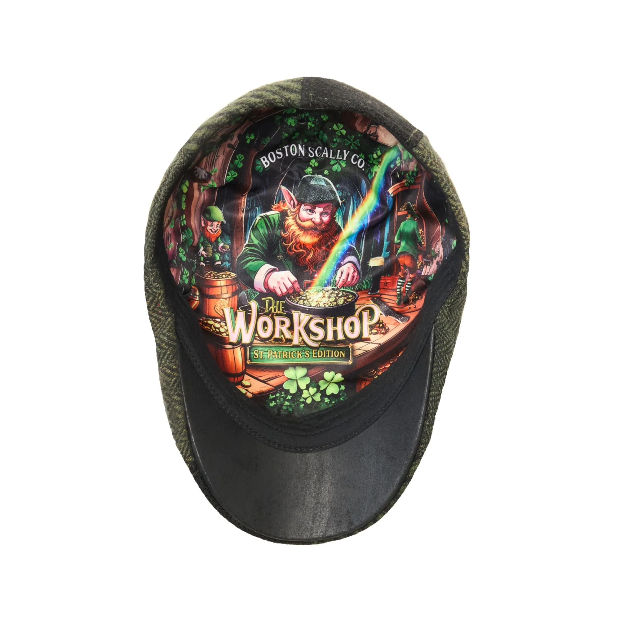 The Workshop: St. Patrick's Edition Boston Scally Cap - Patchwork - Image 3