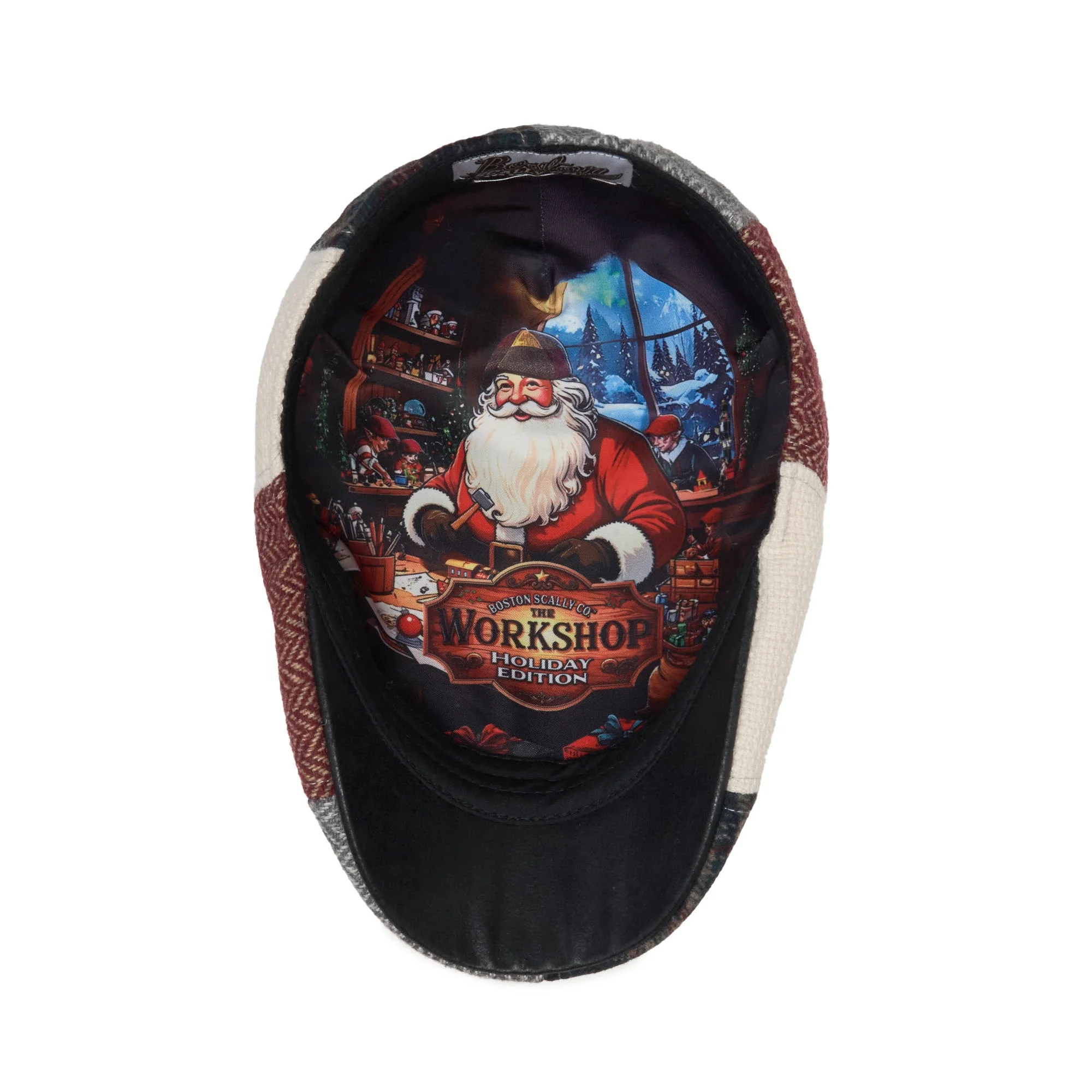 The Workshop: Holiday Edition Boston Scally Cap - Patchwork - Image 3